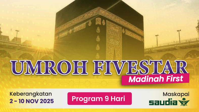 Five Star 9 Hari Saudia Madinah First
