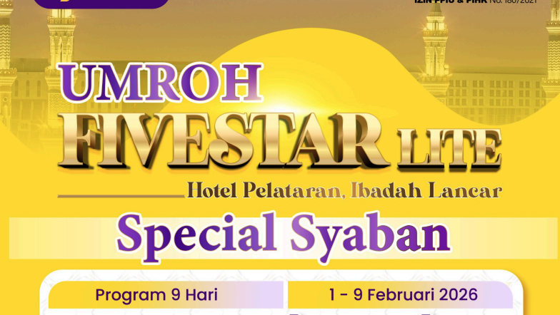Five Star Lite 9 Hari Saudia Madinah First Special Syaban