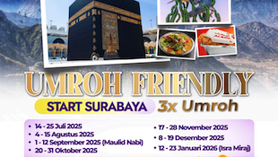 Friendly 12 Hari Garuda Indonesia Special Isra Miraj Start Surabaya