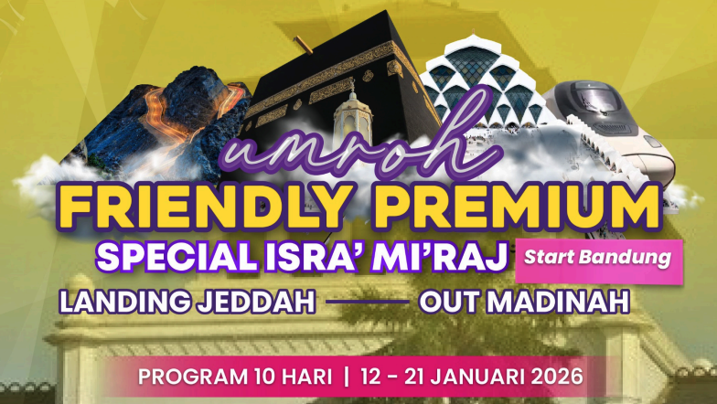 Friendly Premium Landing Jeddah Out Madinah 10 Hari Garuda Indonesia Start Bandung