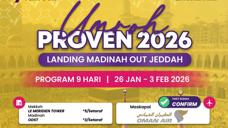 Proven 9 Hari Oman Air Landing Madinah Out Jeddah Special Sya'ban