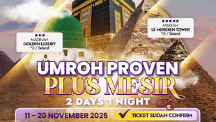 Proven Plus Mesir 10 Hari Egypt Air