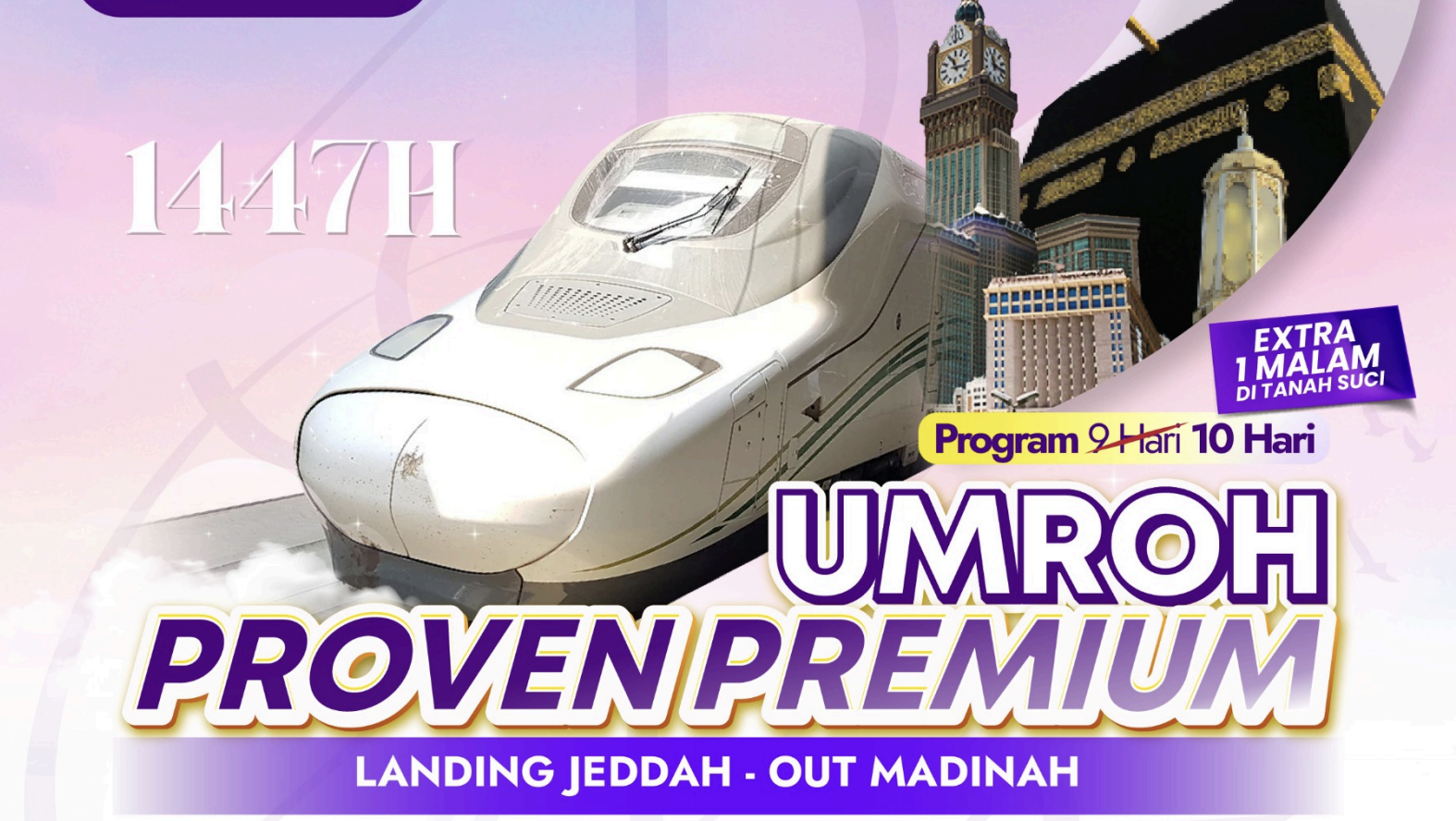 Proven Premium Landing Jeddah Out Madinah 10 Hari Garuda Indonesia