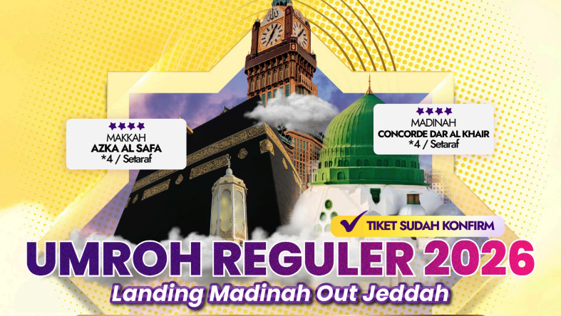 Reguler Landing Madinah Out Jeddah 9 Hari Oman Air