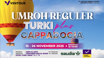 Reguler Turki 12 Hari Saudia Plus City Tour Thaif